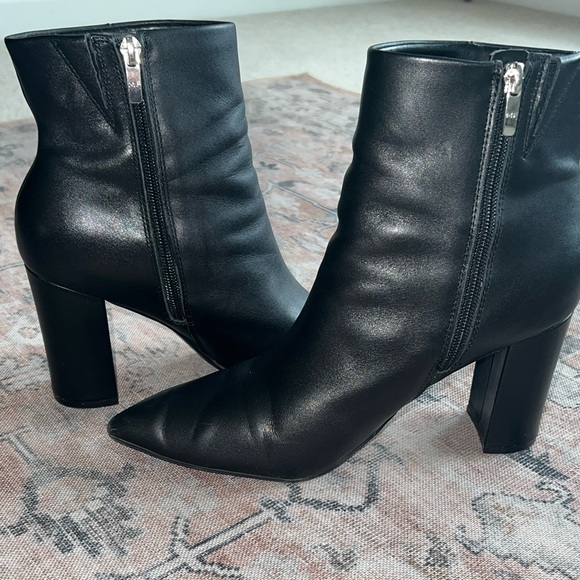 Marc Fisher Glorena Point Toe Booties in black - Picture 5 of 14